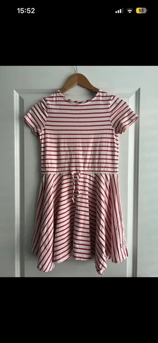 Joules red striped dress - joules,