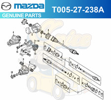 Mazda 323GTX & Prtorge 4WD Transmission or Differential Axle Output Seal
