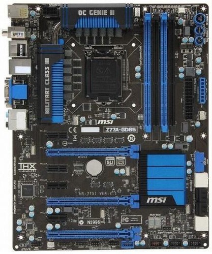 Msi z77a gd65 intel z77 - msi, lga