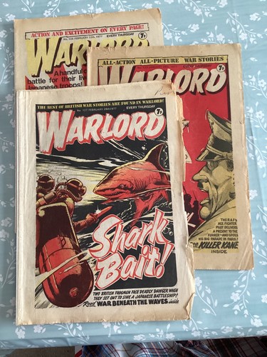 Warlord comics 125 123 - no’s,