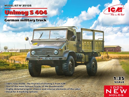 Icm 35135 unimog - icm-35135, 1/35