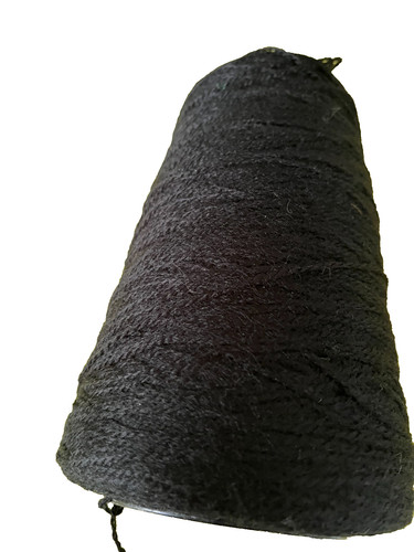Cone black yarn shade 12 - -,
