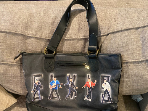 Elvis rare faux leather tote - faux,