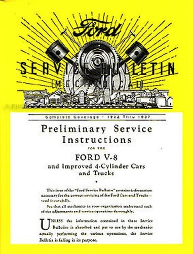 Ford service bulletins manual - service,