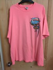 Car Cash  Mudsummer Classic Inaugural Race 2013 Pink T Shirt Size 2XL- P2P 24