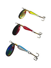 3pcs Spinner Fishing Lure Set