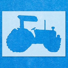 Old Farm Tractor Stencil: Mylar Airbrush Wall Art Painting Crafts  - 190 Micron