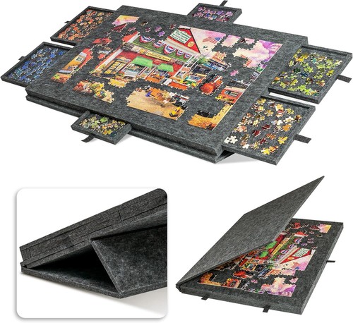 1000 piece puzzle board - board, drawer