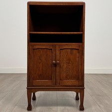 Antique 20th Century Good Quality Small Oak Cabinet ( REF AF-4772 )