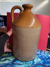 Antique Stoneware Bottle / Flagon. James **** Manchester?