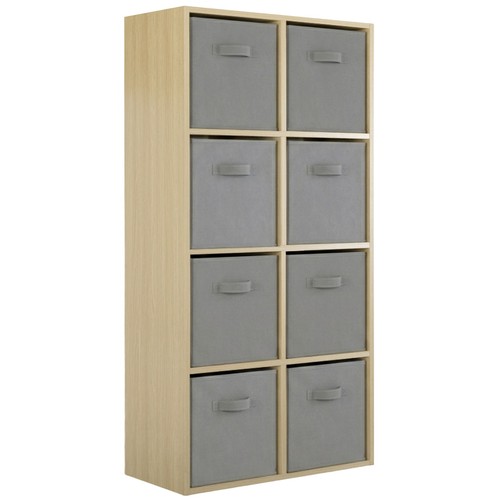 Oak cube drawer storage - drawer,