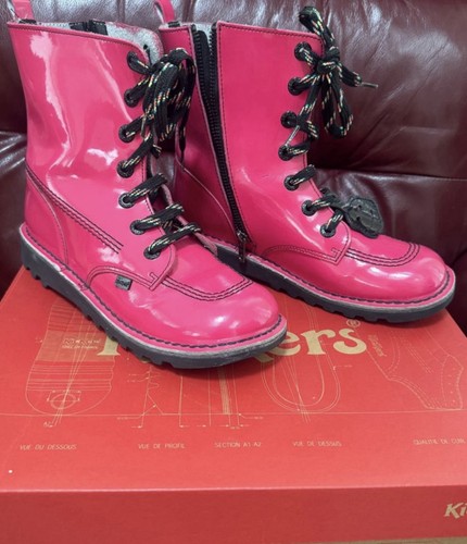 Vintage kickers pink - vintage, boots