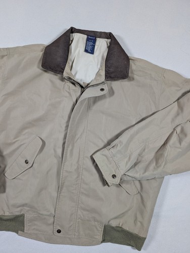 Gant flyer bomber jacket khaki - flyer,