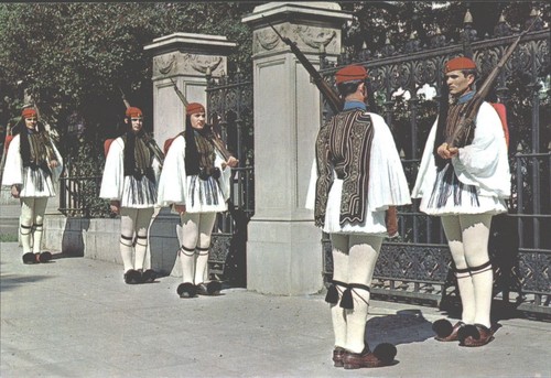 Vintage greece euzones - vintage,