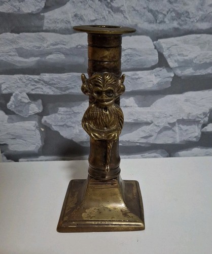 Vintage brass candlestick - vintage,