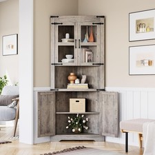 170cm Tall Corner Cabinet with