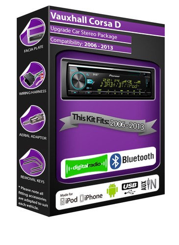 Vauxhall corsa dab radio - d,