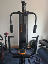 V-fit STG092 Herculean Compact Adder Home Gym in Black and orange.