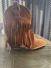 Brown Tassel Fringed Cowboy
