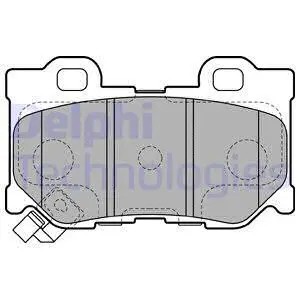 Rear brake pad set disc - brake,
