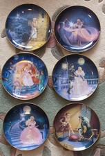 Cinderella Franklin Mint Heirloom Decorative Plates  Cinderella Set Of 6
