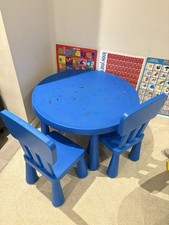 Kids Table With Two Chairs Just Need A Clean