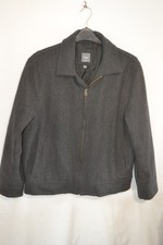 GAP men's dark grey zip up jacket size L