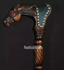Hand Carved Horse Head Handle