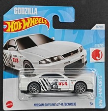 HOT WHEELS - NISSAN SKYLINE GT-R (BCNR33] - GODZILLA - J IMPORTS