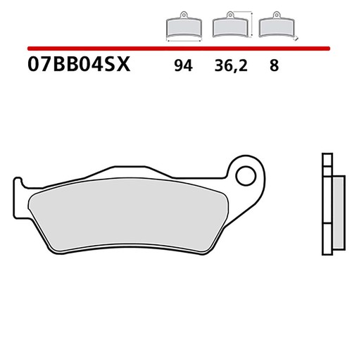 Brembo front brake pads kit - brembo,