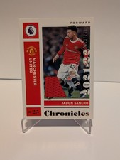 Jadon Sancho /249 Match-Worn Patch Panini Chronicles Soccer 2021-22 - Man Utd