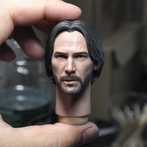 Male head sculpt gangster - male,