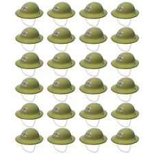 GREEN ARMY SOLDIER HELMETS