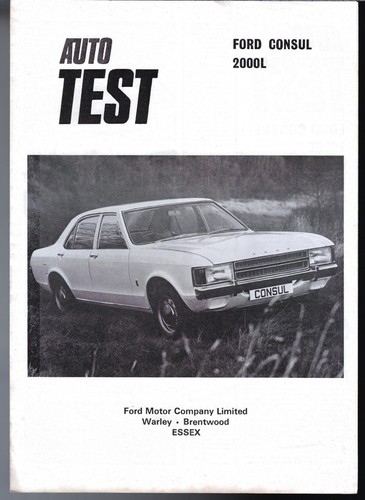 Ford consul 2000 road - l,