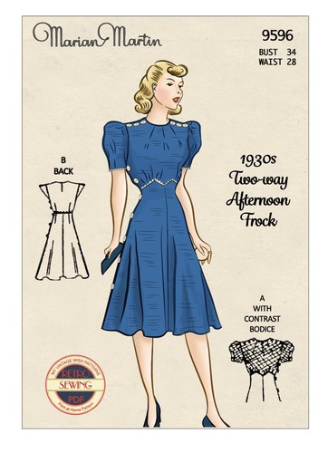 1930s two style tea - 1930s, dress