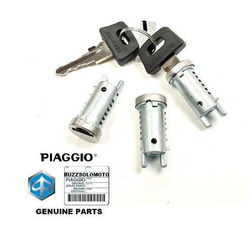 Vespa barrel lock set - 3,