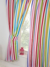 KIDS GIRLS CURTAINS 54" & 72" DROP UNICORN PRINCESS OWL FLAMINGO STARS