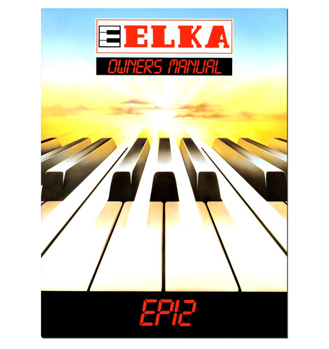 Elka ep12 owner - elka, owner's