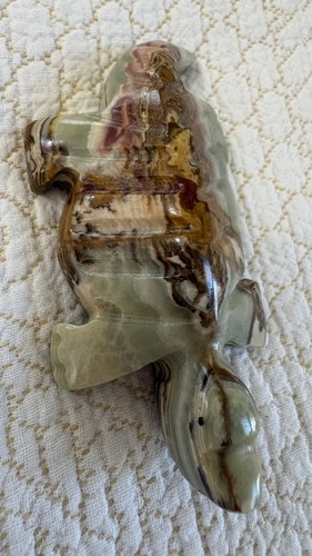 Onyx banded carved - banded, turtle
