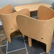 Elements Optimal Elephant Chairs & Table  Bent Plywood 