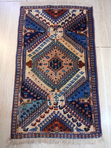 Vintage yalameh tribal rug - yalameh,