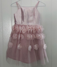 Girls stunning party pale pink dress for 8-9 (up to 10petite)by Storm Monsoon...