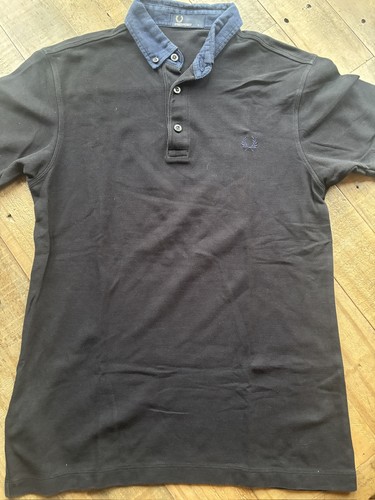 Fred perry navy polo small - fred,