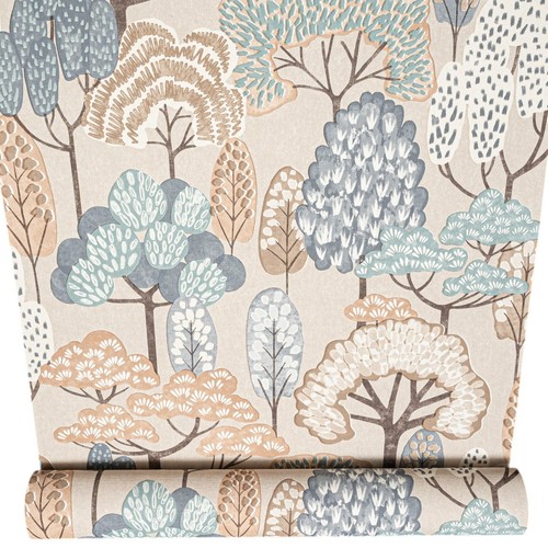 Beige brown tree wallpaper - brown,