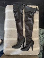 Womens Black Over The Knee