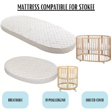 Mattress Compatible For Stokke Sleepi Cot & Stokke Sleepi Mini 7.5cm, 5cm