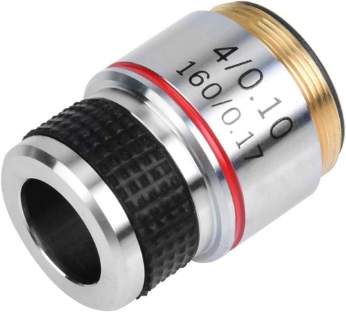 Plan achromatic objective - 4x,