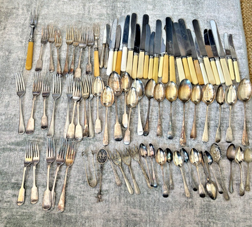 Vintage cutlery job - cutlery, lot