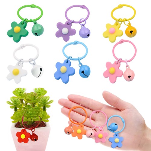 Floral bell keychain set for - floral,