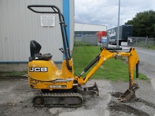 JCB 8008 micro digger 0.8 ton excavator cab mini midi jcb  delivery